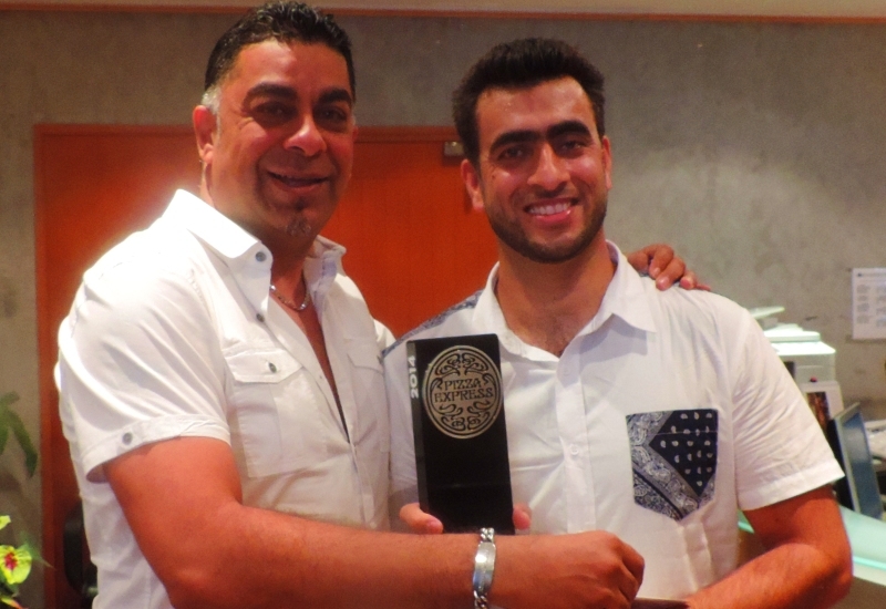 (L-R) Anand Radia and chef Khan. (L-R) Anand Radia and chef Khan.