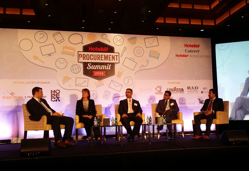 The first panel session of the day at the Hotelier Middle East Procurement Summit The first panel session of the day at the Hotelier Middle East Procurement Summit