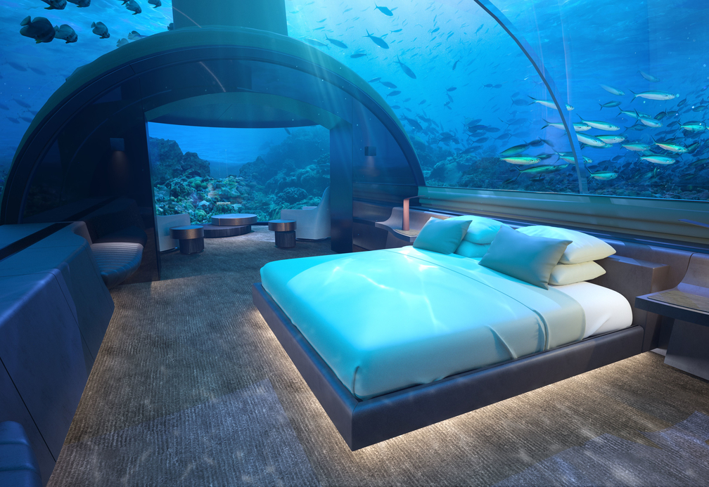 Conrad Maldives Rangali Island begins first ever undersea residence project. Conrad Maldives Rangali Island begins first ever undersea residence project.