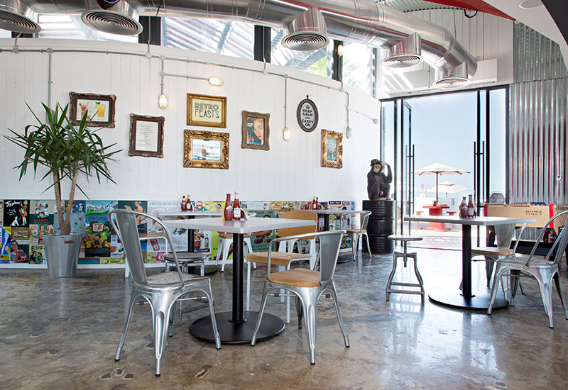 Retro Feasts in Dubai has a beachfront location in partnership with Meraas. Retro Feasts in Dubai has a beachfront location in partnership with Meraas.