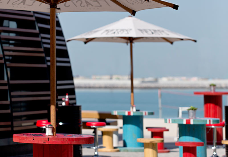 Retro Feasts in Dubai has a beachfront location in partnership with Meraas. Retro Feasts in Dubai has a beachfront location in partnership with Meraas.