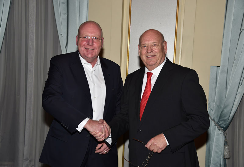 Thomas Flindt and Sheraton Bahrain area director Karlheinz Aumann Thomas Flindt and Sheraton Bahrain area director Karlheinz Aumann