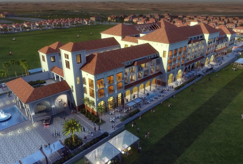 A rendering of The St. Regis Dubai, Al Habtoor Polo Resort & Club A rendering of The St. Regis Dubai, Al Habtoor Polo Resort & Club