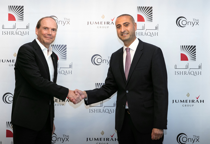 L-R Mr. Marc Dardenne COO & Interim CEO Jumeirah with Mr Ammar Swis CEO Ishraqah For Development Ltd. L-R Mr. Marc Dardenne COO & Interim CEO Jumeirah with Mr Ammar Swis CEO Ishraqah For Development Ltd.