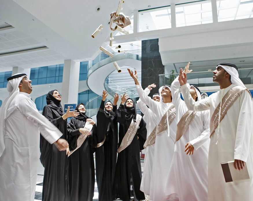 The Abu Dhabi Ambassadors graduate from the programme The Abu Dhabi Ambassadors graduate from the programme