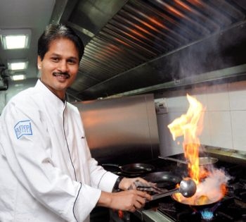 Indian chef Abhijit Saha. Indian chef Abhijit Saha.