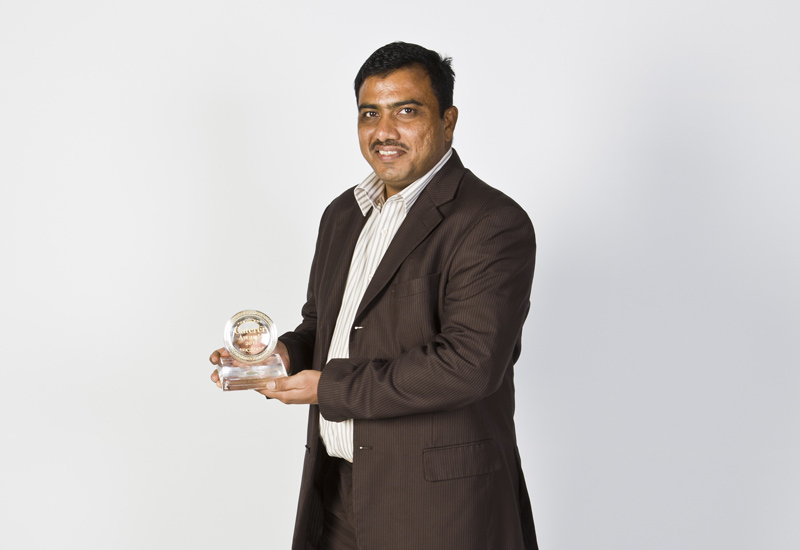 Ismail Kureshi, sous chef at Le Meridien Al Aqah Beach Resort, collected the award on behalf of Kumar Ismail Kureshi, sous chef at Le Meridien Al Aqah Beach Resort, collected the award on behalf of Kumar