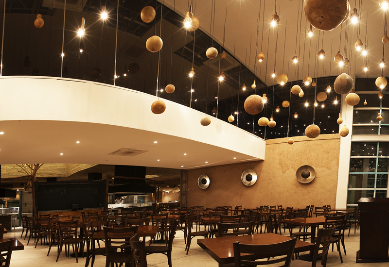 The interior of Al Housh, which can seat 600 people. The interior of Al Housh, which can seat 600 people.