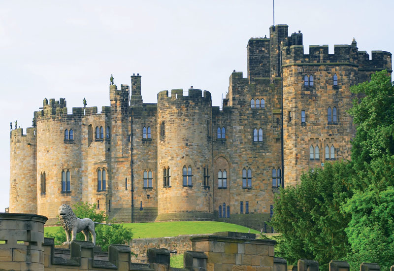 Alnwick Castle, Northeast of England. Alnwick Castle, Northeast of England.