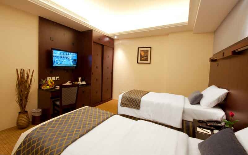 A guest room at the the Best Western Plus Bakkah Awan Hotel. A guest room at the the Best Western Plus Bakkah Awan Hotel.