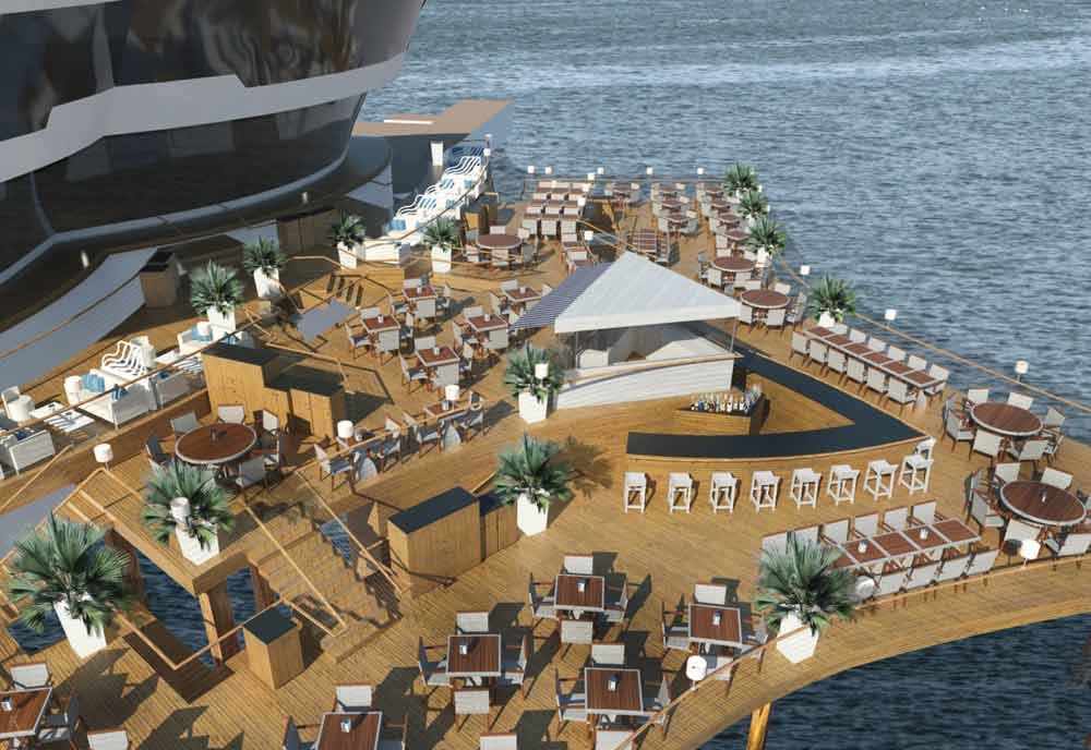 The Boardwalk restaurant located in the Dubai Creek Golf & Yacht Club. The Boardwalk restaurant located in the Dubai Creek Golf & Yacht Club.