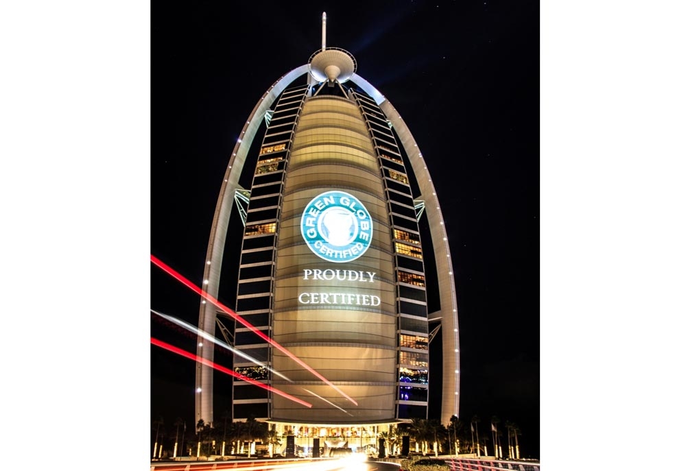 Dubai's Burj Al Arab received the Gleen Globe certification after being audited by Farnek. Dubai's Burj Al Arab received the Gleen Globe certification after being audited by Farnek.