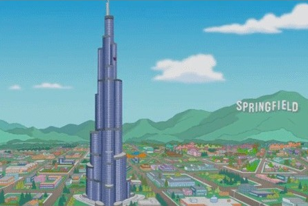 Travel, Burj khalifa, Simpsons, Television Travel, Burj khalifa, Simpsons, Television