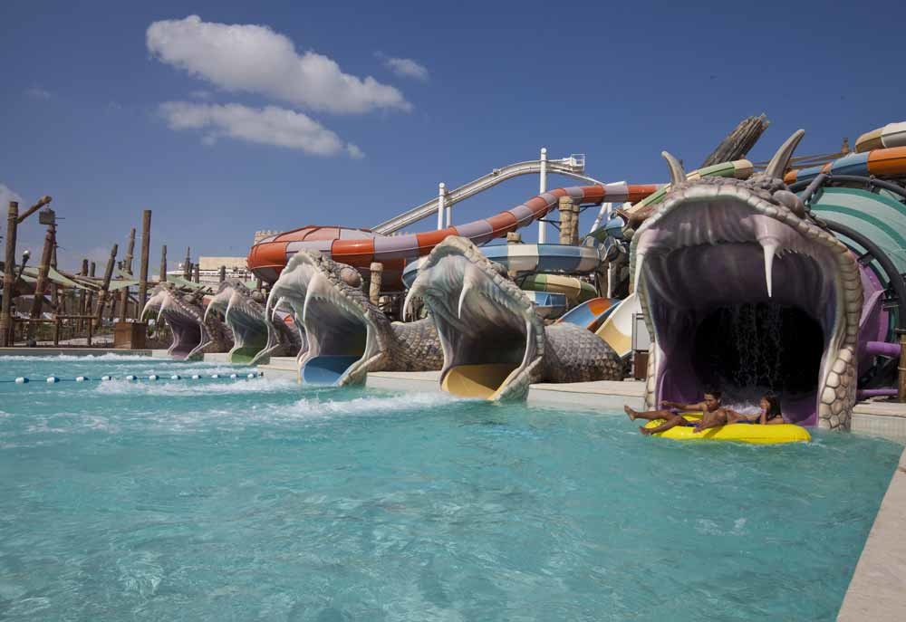 Yas Waterworld becomes the UAE?s largest water park with 43 rides and slides. Yas Waterworld becomes the UAE?s largest water park with 43 rides and slides.