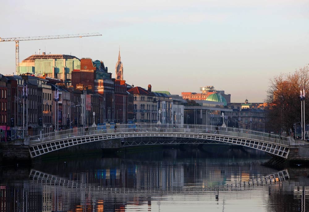 Dublin in the Republic of Ireland. Dublin in the Republic of Ireland.