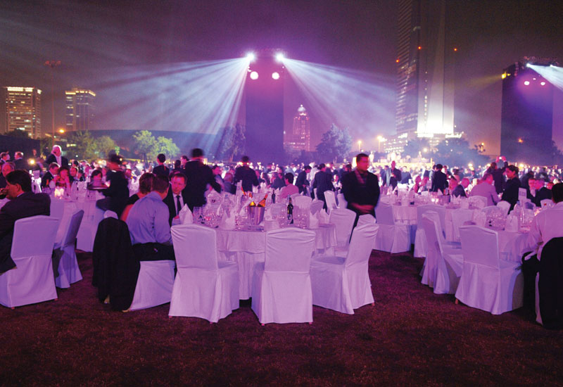 The 2009 Airshow Gala Dinner at Emirates Golf Club. The 2009 Airshow Gala Dinner at Emirates Golf Club.