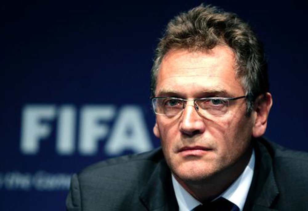 FIFA secretary general Jerome Valcke. FIFA secretary general Jerome Valcke.