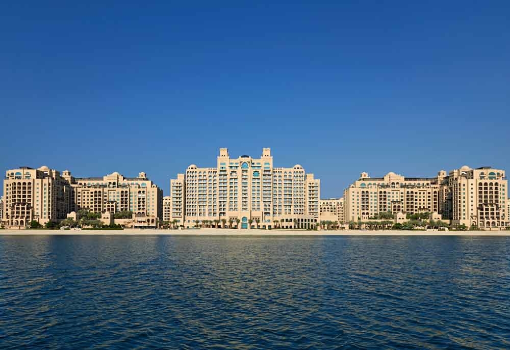 The new 381 room, AED 1.2 billion (US $330 million), five-star beach front Fairmont The Palm hotel. The new 381 room, AED 1.2 billion (US $330 million), five-star beach front Fairmont The Palm hotel.