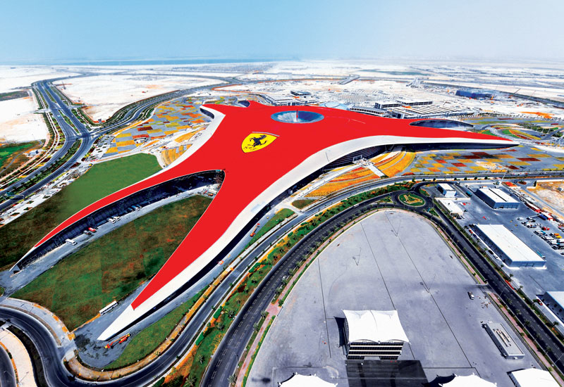 Ferrari World Abu Dhabi sales director Fabien Laurent in a car-fully constructed pose. Ferrari World Abu Dhabi sales director Fabien Laurent in a car-fully constructed pose.
