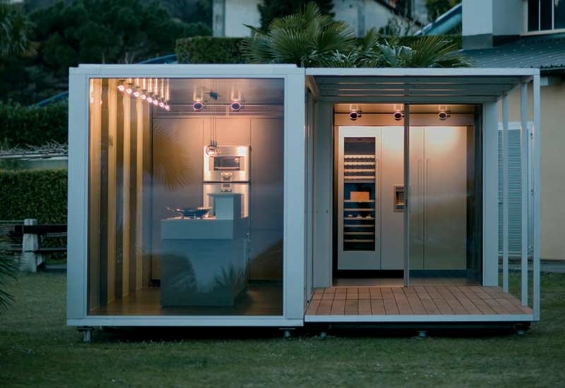 The new Gaggenau mobile kitchen. The new Gaggenau mobile kitchen.