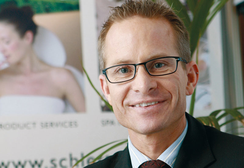 Schletterer regional director Middle East Gerald Huber says spa trends are health and ceremonial treatments. Schletterer regional director Middle East Gerald Huber says spa trends are health and ceremonial treatments.