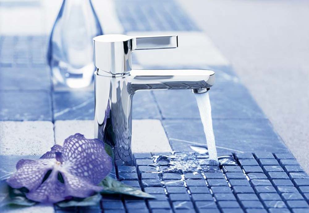 The Hansgrohe Metris S basin mixer. The Hansgrohe Metris S basin mixer.