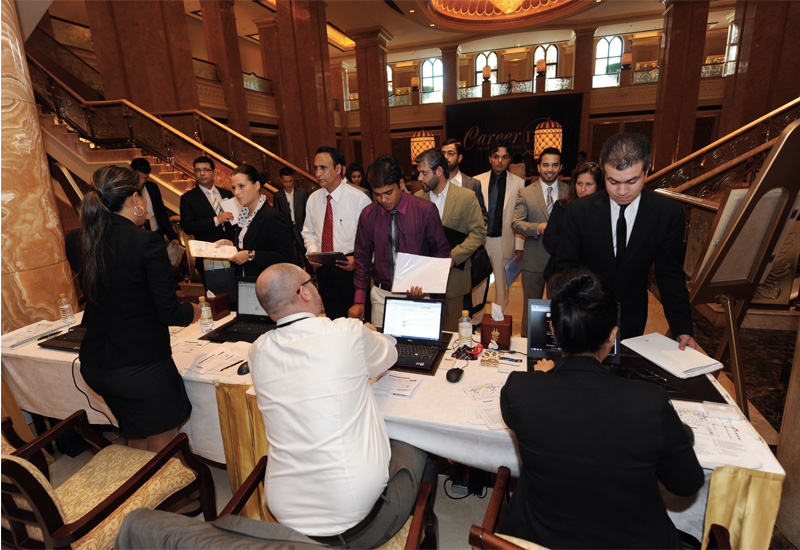 More than 200 jobs were offered on the spot at a careers day held by Kempinski Hotels at Emirates Palace, Abu Dhabi in December. More than 200 jobs were offered on the spot at a careers day held by Kempinski Hotels at Emirates Palace, Abu Dhabi in December.