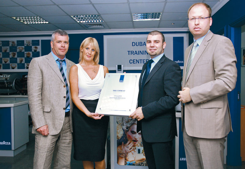 The team: Keith Cox, Ruth Kirwan, Daniel Modaffari and Fadi Haddad open the first Lavazza training centre in region. The team: Keith Cox, Ruth Kirwan, Daniel Modaffari and Fadi Haddad open the first Lavazza training centre in region.
