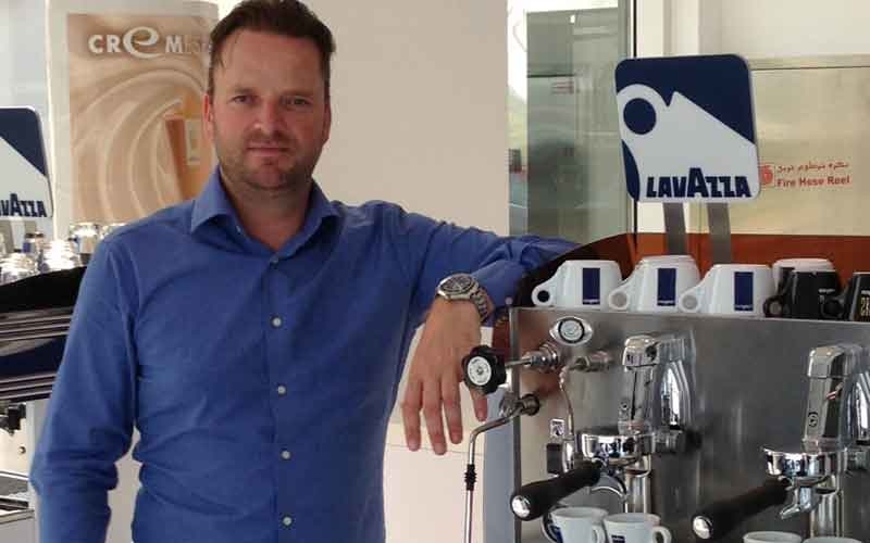 Lavazza UAE manager Koen Seijnder. Lavazza UAE manager Koen Seijnder.