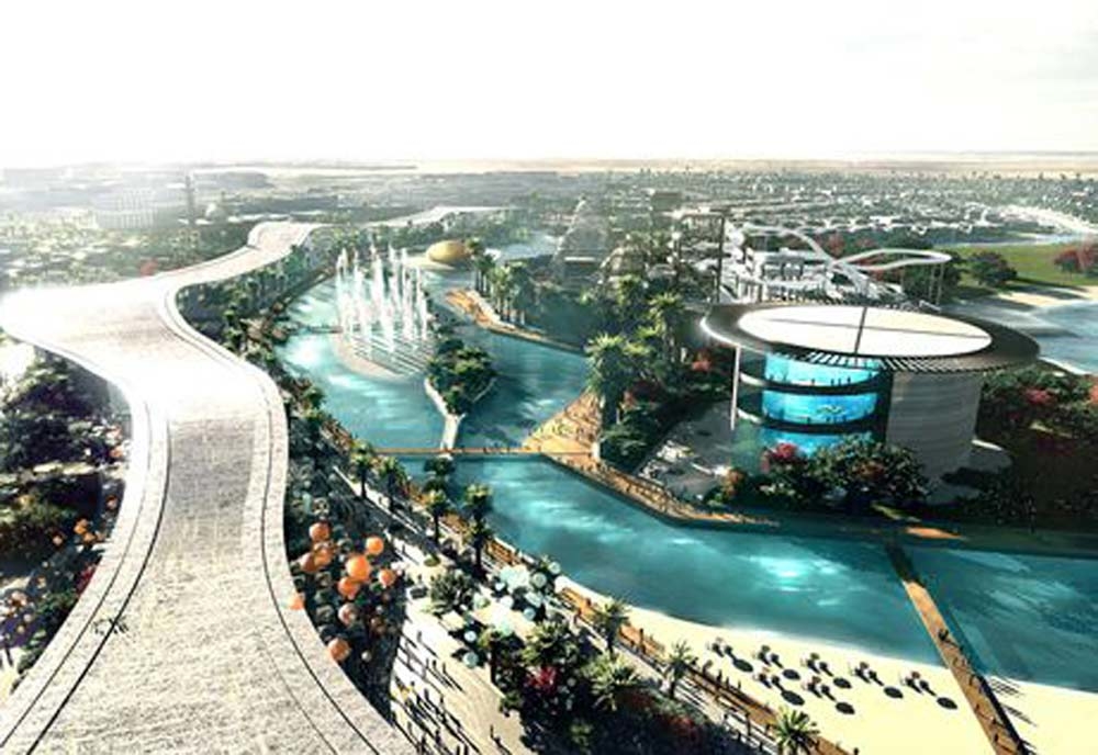 An artist's impression of part of the MBR City project. An artist's impression of part of the MBR City project.