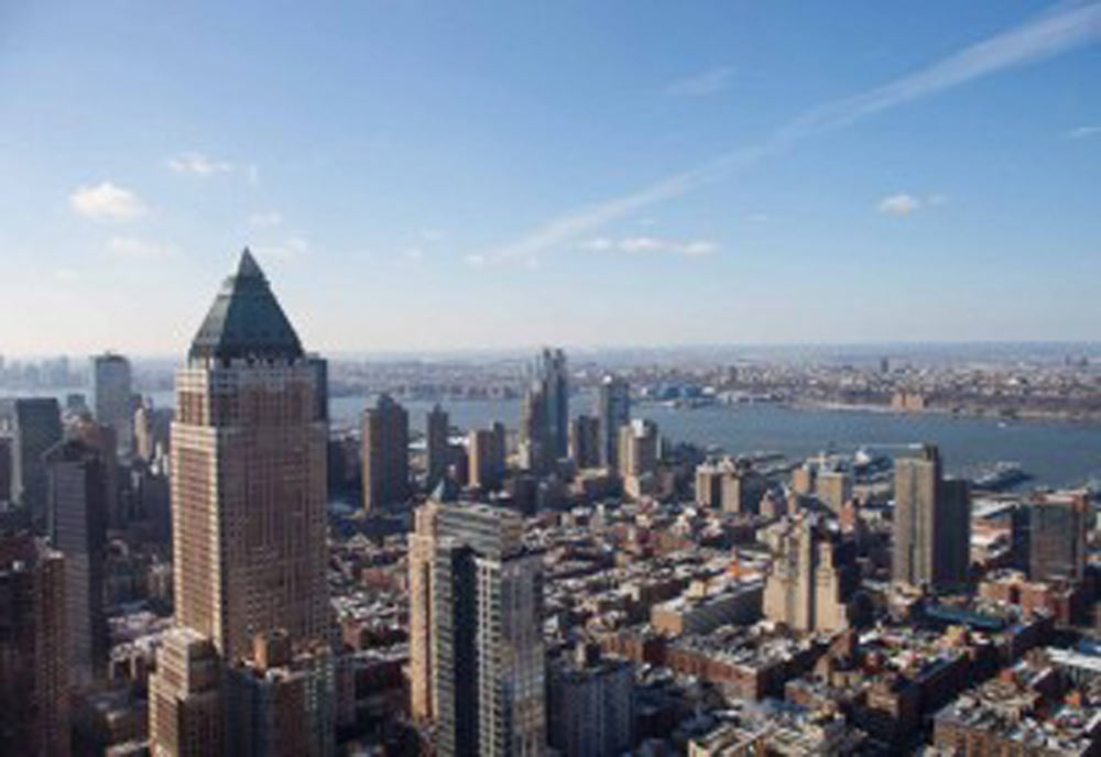 The view from New york Courtyard by Marriott and Residence Inn. The view from New york Courtyard by Marriott and Residence Inn.