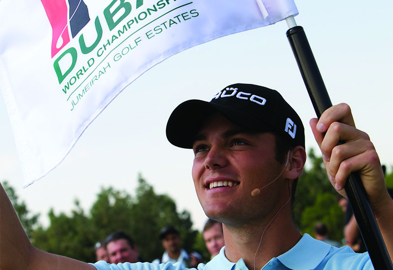 Martin Kaymer at the unveiling of the Earth Course Martin Kaymer at the unveiling of the Earth Course