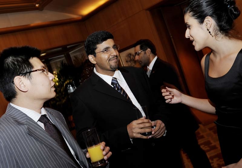 Director tourism standards for ADTA, Nasser Al Reyami with guests in Italy. Director tourism standards for ADTA, Nasser Al Reyami with guests in Italy.