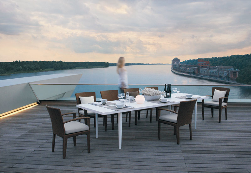 Dedon makes buying outdoor furniture 'liberating'. Dedon makes buying outdoor furniture 'liberating'.