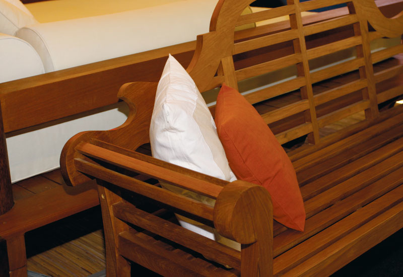 The use of synthetic outdoor furniture makes for low maintenance products which are easy for staff to move. The use of synthetic outdoor furniture makes for low maintenance products which are easy for staff to move.