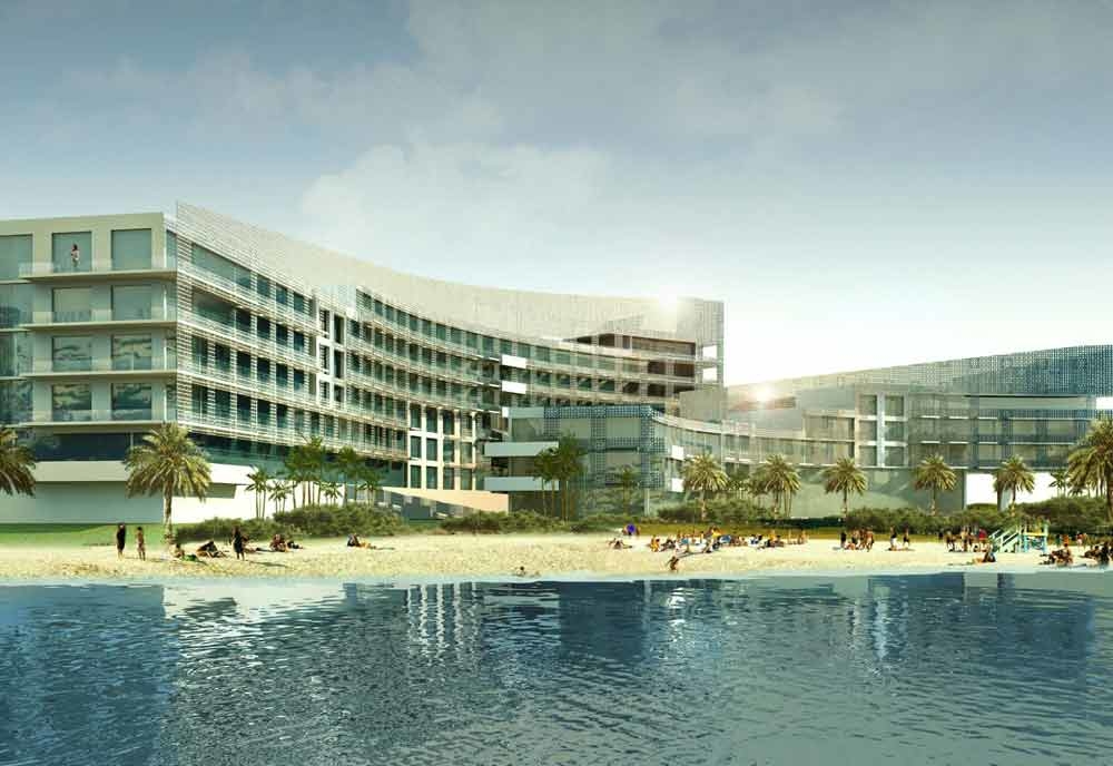 The incident happened close to Rixos Hotel during high winds on Friday The incident happened close to Rixos Hotel during high winds on Friday
