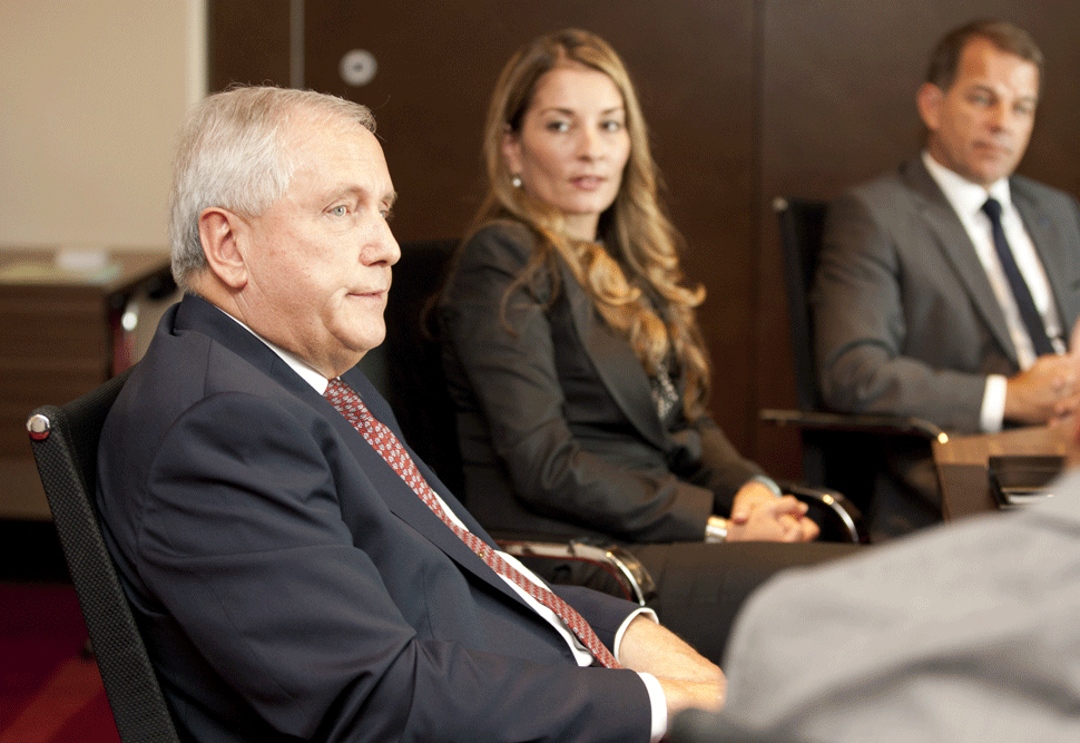 Rotana GMs including Jorg A. Hauri discussed the green initiatives at a Hotelier roundtable. Rotana GMs including Jorg A. Hauri discussed the green initiatives at a Hotelier roundtable.