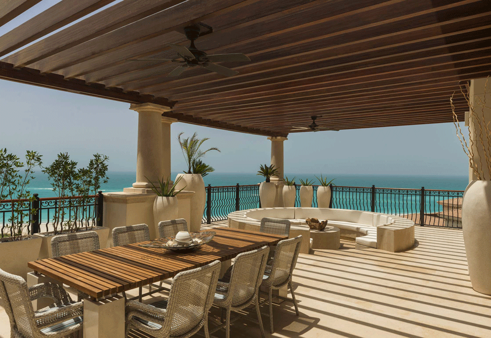 Ocean view from St. Regis Saadiyat Island's Royal Suite. Ocean view from St. Regis Saadiyat Island's Royal Suite.