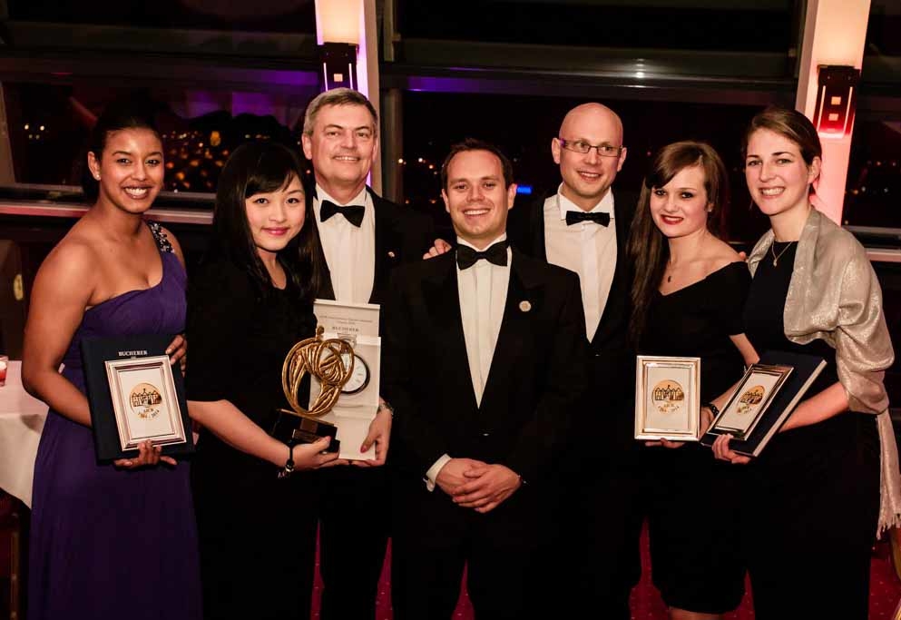 Tarryn Adams won third place at the International Receptionist of the Year competition in Germany. (Tarryn pictured far left). Tarryn Adams won third place at the International Receptionist of the Year competition in Germany. (Tarryn pictured far left).