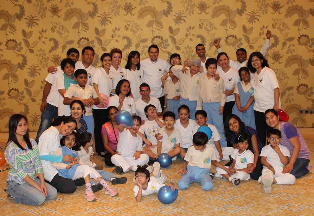 The children of Al Noor Training Centre. The children of Al Noor Training Centre.