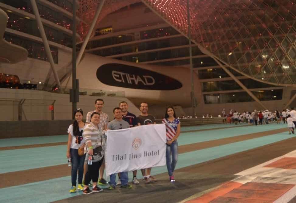 Team Tilal Liwa at the Walk 2013. Team Tilal Liwa at the Walk 2013.