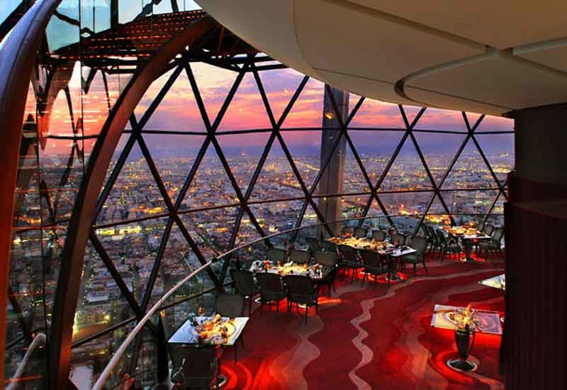 The Globe restaurant, Al Faisaliah, Riyadh The Globe restaurant, Al Faisaliah, Riyadh