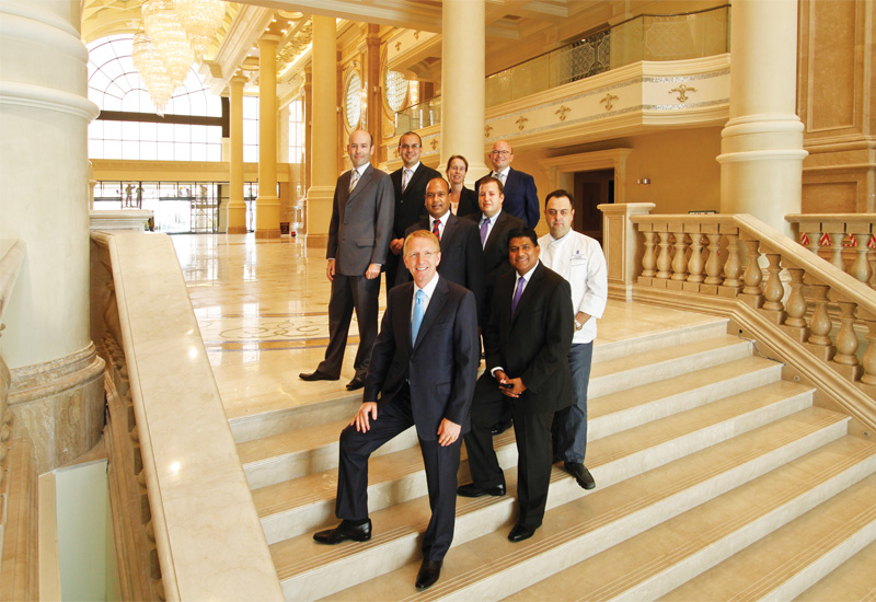 The team at the soon-to-open Ritz-Carlton Abu Dhabi, snapped during a tour of the resort. The team at the soon-to-open Ritz-Carlton Abu Dhabi, snapped during a tour of the resort.