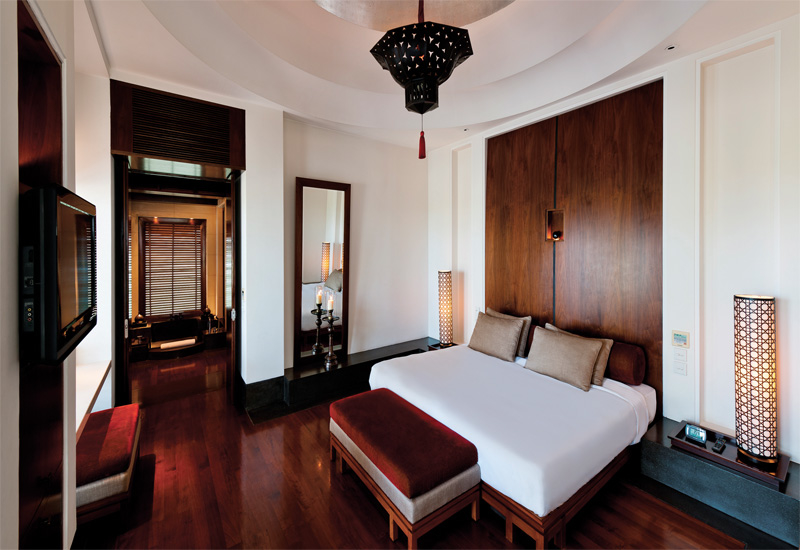 The Chedi Muscat closes certain areas of the hotel during the quieter months to save energy. The Chedi Muscat closes certain areas of the hotel during the quieter months to save energy.