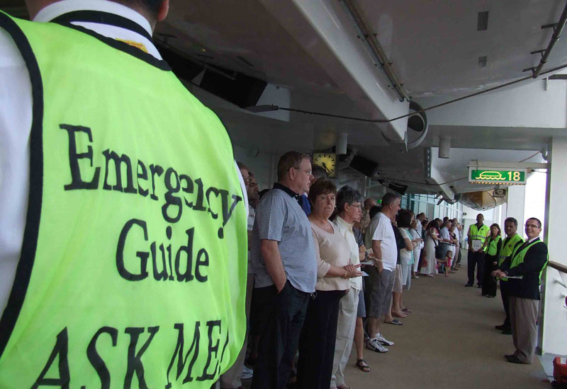 Passengers must undergo a safety drill before leaving Dubai Passengers must undergo a safety drill before leaving Dubai