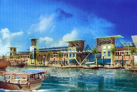 An artist's impression of part of the Deira Waterfront Development Project. An artist's impression of part of the Deira Waterfront Development Project.