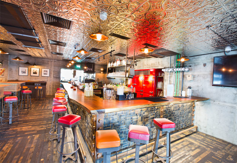 ECLECTIC: The bar area. ECLECTIC: The bar area.