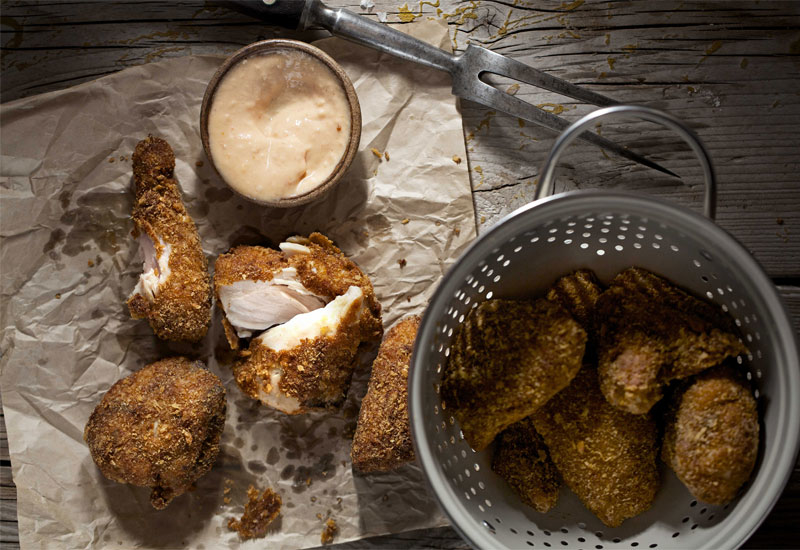 Comfort food: Home-made fried chicken. Comfort food: Home-made fried chicken.