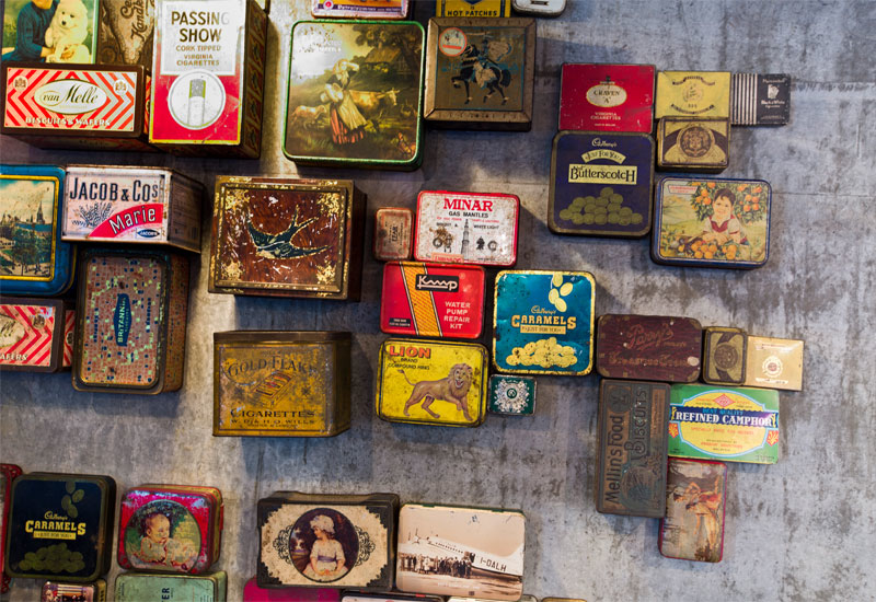 BOXED UP: Quirky interiors in the bar area. BOXED UP: Quirky interiors in the bar area.