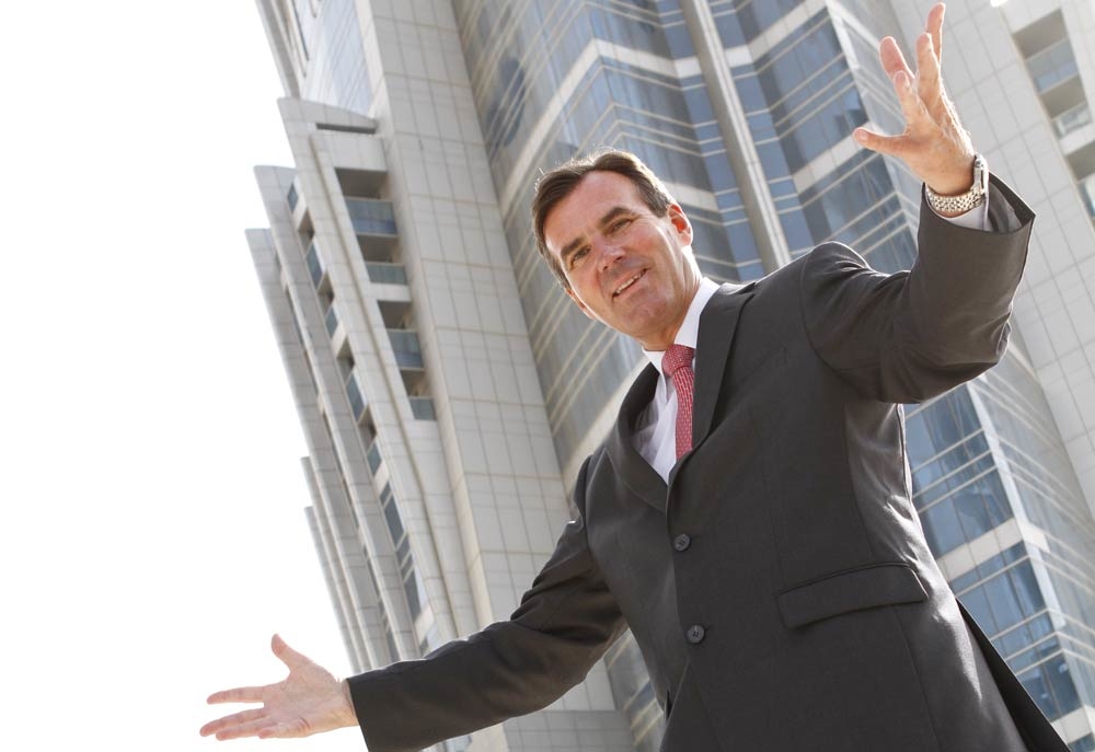 GM Rupprecht Queitsch outside the JW Marriott Marquis Dubai Hotel GM Rupprecht Queitsch outside the JW Marriott Marquis Dubai Hotel